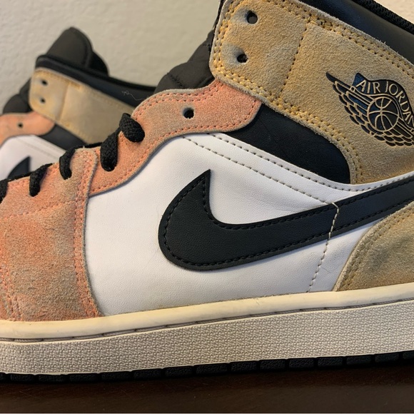 Nike Air Jordan 1 Retro Mid SE Ember Sundial DX4332-800 Men’s Size 13 Beaters main image 4